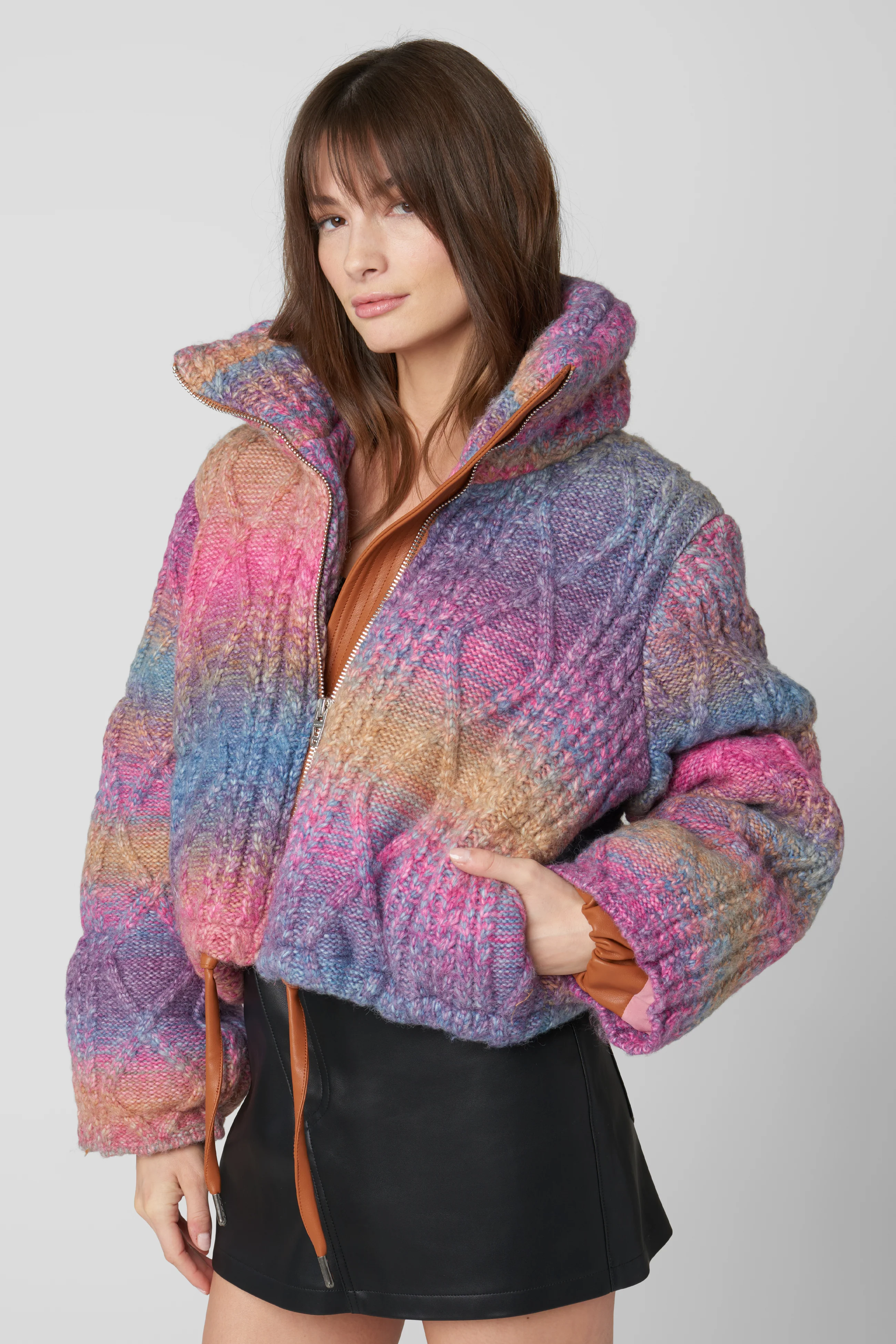 Roll Over Sweater Puffer - Image 3